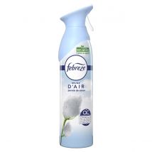 Aérosol Febreze plaisirair - désodorisant destructeur d'odeurs - parfum pureté de coton - 300 ml