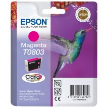 Epson T0803 - Cartouche d'impression - 1 x magenta - boîtier rigide - pour Stylus Photo P50, PX650, PX660, PX700, PX710, PX720, PX730, PX800, PX810, 