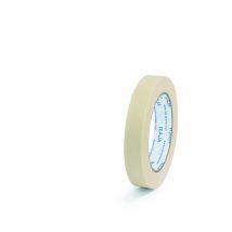 Ruban de masquage RAJA 19 mm x 50 m - Beige clair - Lot de 12