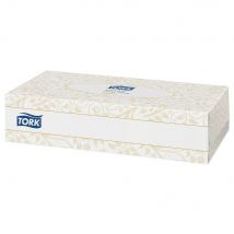 Mouchoirs Tork Premium - 140280 - boite de 100 mouchoirs extra-doux enchevetrés - pour TORK F1 - Lot de 10
