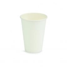Gobelets en carton jetables - 21 cl - blanc