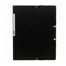 Chemise Exacompta Nature Future sans rabat à élastique 250 feuilles A4 24 x 32 cm - carton noir