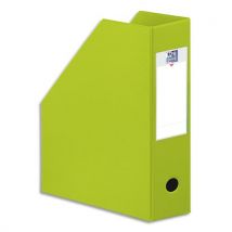 Porte-revues Elba - en PVC soudé - 32 x 24 cm - dos de 10 cm - livré à plat - vert anis