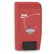 Distributeur de savon Arma - en cartouche de 4L - ABS rouge