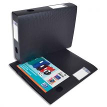 Boîte classement non montée Elba Memphis - PP 7/10e - dos 6 cm - noir