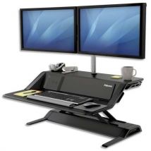 Plateforme assis-debout Fellowes Lotus DX - noire