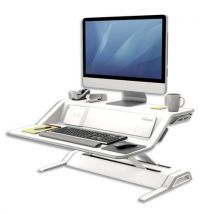 Plateforme assis-debout Fellowes Lotus DX - blanche