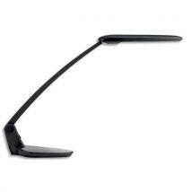 Lampe à Leds Brio - tête 33 x 6,5 cm - bras 47cm H57cm maxi - socle 24 x 15 cm - noire