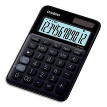 Calculatrice de bureau Casio - 12 chiffres - noire