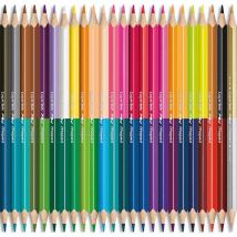 Crayons de couleur Maped Duo Color'Peps - pochette de 24 - Lot de 12