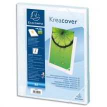 Boîte de classement personnalisable Exacompta Kreacover - dos 25 mm - A4 - polypropylène - blanc