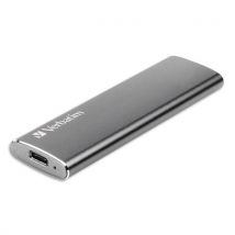 SSD Slim Verbatim VX500 - USB 3.1 Gen2 - 120Go - gris