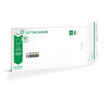 Pochettes cartonnées pré-timbrées La Poste - Lettre suivie -J+3 - 500 g,139 x 225 mm, soufflet 3 cm - Soumis à conditions - Lot de 100