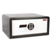 Coffre de sécurité Reskal - 26 L - L47 x H24 x P42,5 cm - serrure électronique - pour hôtels - blanc