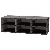 Trieur Exacompta modulodoc - 6 cases jumbo