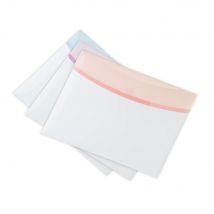 Pochettes-enveloppes Tarifold Color Dream A4 polypropylène assorties - lot de 6