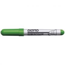 Marqueur effaçable Giotto pointe ogive 7mm. Encre verte. Odeur neutre. - Lot de 12