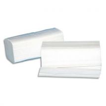 Essuie Mains Neutres Pliés En W - Format 22 X 35 Cm - Blanc - Colis De 30 Paquets De 100 Feuilles