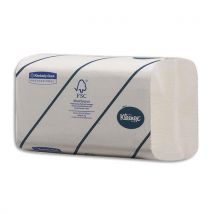 Essuie mains Kleenex Ultra Douceur Extreme - pliage en Z - format 21,5 cm x 21,5 cm - colis de 15 paquets de 186 essuie-mains