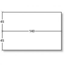 Etiquettes d'affranchissement 2 fronts - format 14 x 4,5 cm - boîte de 1000