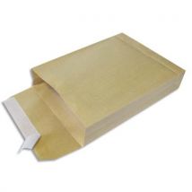 Pochettes kraft armé GPV - 3 soufflets 7 cm - 130 g - 275 x 365 mm - boite de 250 pochettes