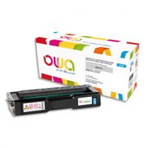 Cartouche laser OWA compatible Ricoh 407717 - cyan