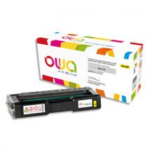 Cartouche laser OWA compatible Ricoh 407719 - jaune