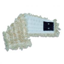 Frange de rechange Brosserie Thomas - coton à bouclettes - 40 x 17 cm - v - blanc