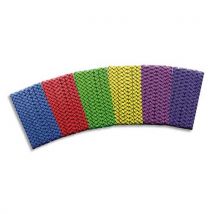 Elastiques de saut First Loisirs - longueur 3 m - à nouer - couleurs assorties - lot de 6