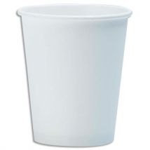 Gobelet Huhtamaki SP8 - carton - 18 cl - blanc - carton de 2500 - diamètre 7,03 x hauteur 9,3 cm