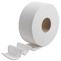 Papier toilette Kleenex - 2 plis - colis de 6 rouleaux - L190 m x D20 cm, mandrin D7,8 cm - blanc