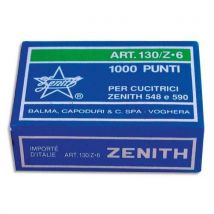 Agrafes Zenith 6/6 - acier galvanisé - boîte de 1000