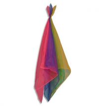 Foulard de jonglage, carré. Le lot de 12 PCs. coloris assortis.