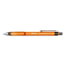 Portemine Rotring VisuClick à mécanisme à déclic - Largeur de trait 0,7mm - Mine HB - Coloris Orange
