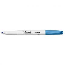 Pochette de 4 marqueurs permanent Sharpie Snote - Pointe biseautée - Coloris pastel assortis