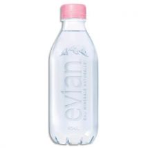 Bouteille plastique d'eau minérale Evian - 40 cl - Lot de 24