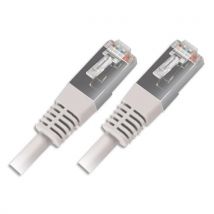 Câble RJ45 Blindé Catégorie 6 F-UTP 4P 560349 APM - 5 m - blanc