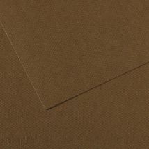 Feuille Canson MI-TEINTES 50X65 160g marron foncé 501