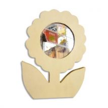 Miroir fleur 100x140x10mm - Lot de 5