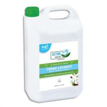 Bidon de 5L Action Verte gel lavant mains - corps - cheveux Ecolabel parfum noix de coco