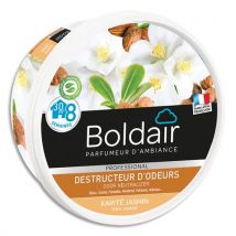 Gel destructeur d'odeurs Boldair parfum karité Monoï - pot 300g