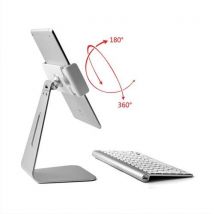 Support alu téléphone Alba 3 à 5,8''/tablette 7 à 13'', pivote portrait ou paysage 360°