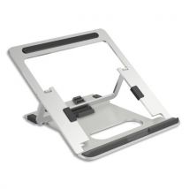 Support ergonomique Alba alu ordinateur portable 11 à 15,6'', 5 niveaux d' inclinaison 24° à 38°