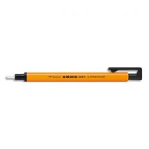 Stylo gomme Tombow MONO ZERO ronde 2,3mm diamètre, rétractable et rechargeable - Coloris Orange Fluo