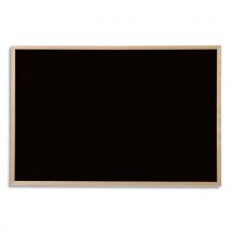 Tableau noir pour craie Bi-silque - cadre en bois de pin - 60x40 cm