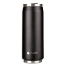 Canette isotherme Les artistes Paris - 500ml - acier inoxydable - conserve au frais 10H - chaud 5h - Coloris Noir
