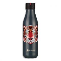 Bouteille isotherme Les artistes Paris - 500ml - acier inox - conserve frais 24H - Chaud 10h - Design Tigre