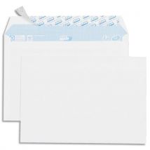 Boîte de 500 enveloppes vélin GPV - Blanc - 80g - C5 162x229mm auto-adhésives