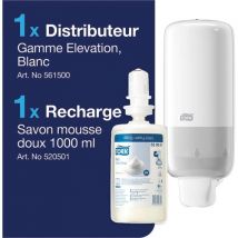 Distributeur Tork Starter Pack, livré avec cartouche savon multi-usages -520501 - pour TORK S4