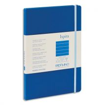 Carnet Fabriano ISPIRA - A5 - couverture rigide - 96 pages lignées - Coloris bleu roi